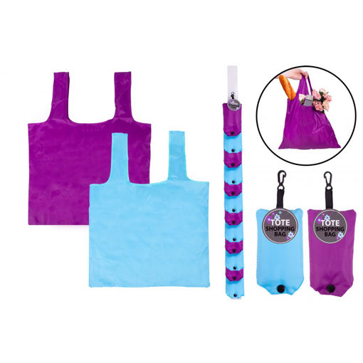 Picture of TOTE SHOPPING BAG IN CARRY CASE 2 ASSORTED DESIGNS